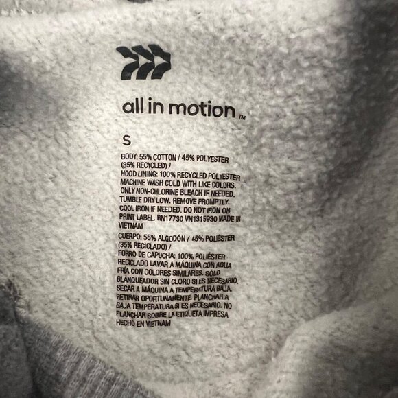 All In Motion Women's Camouflage Pullover Hoodie Gray Size Small - Picture 8 of 8